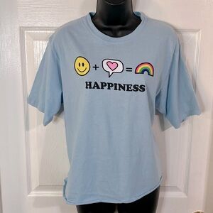 Stunner California blue short sleeved tee, size large, NWT.